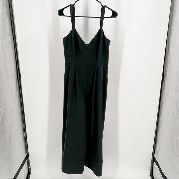 Cinq A Sept Black Wideleg Jumpsuit - Picture 1 of 7
